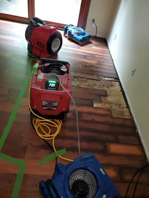 water damage cleanup in Strongsville